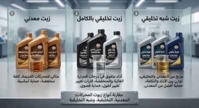 أنواع زيوت المحركات - كارفيس اكسبريس